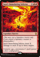 Jaya's Immolating Inferno [The List] | Gate City Games LLC