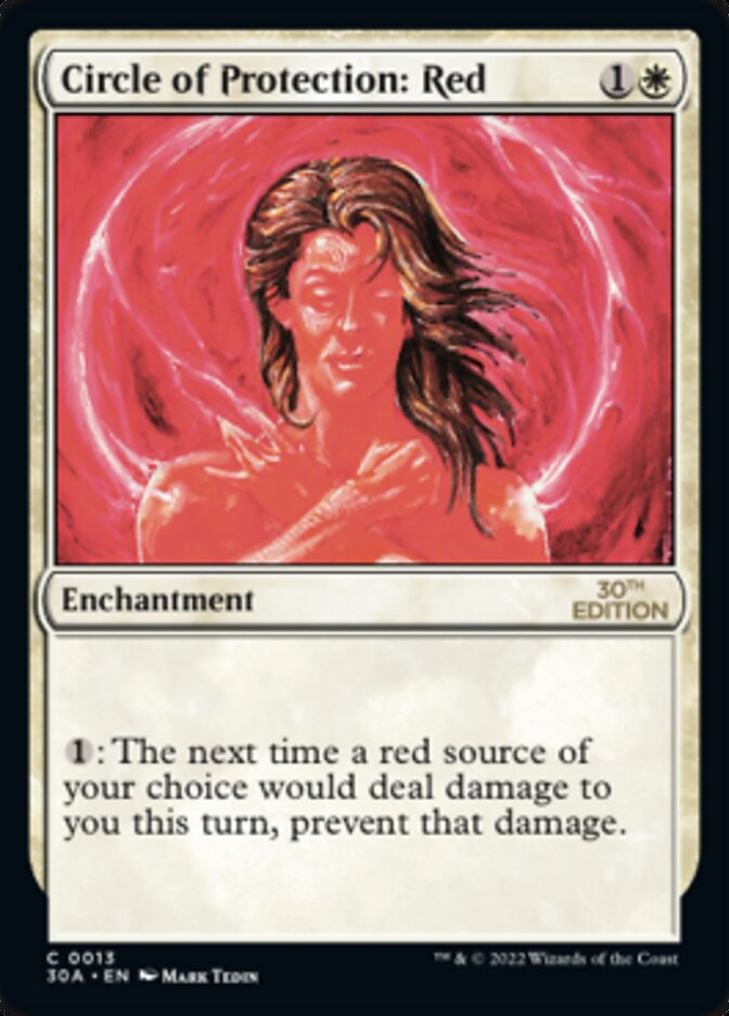 Circle of Protection: Red [30th Anniversary Edition] | Gate City Games LLC
