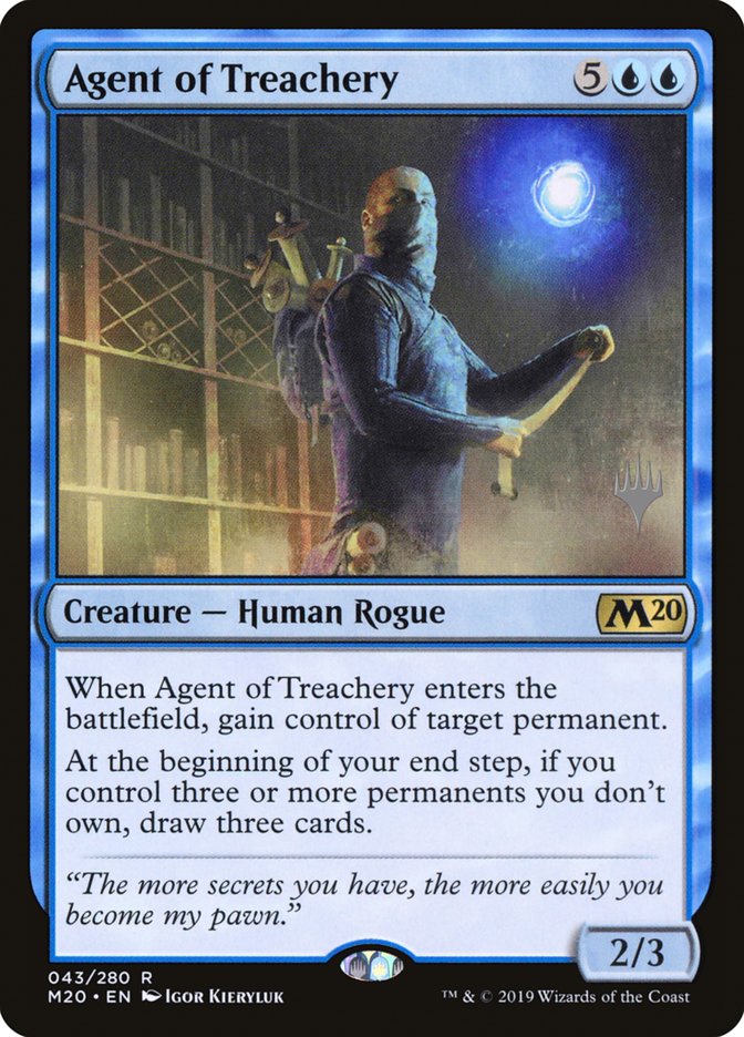 Agent of Treachery (Promo Pack) [Core Set 2020 Promos] | Gate City Games LLC
