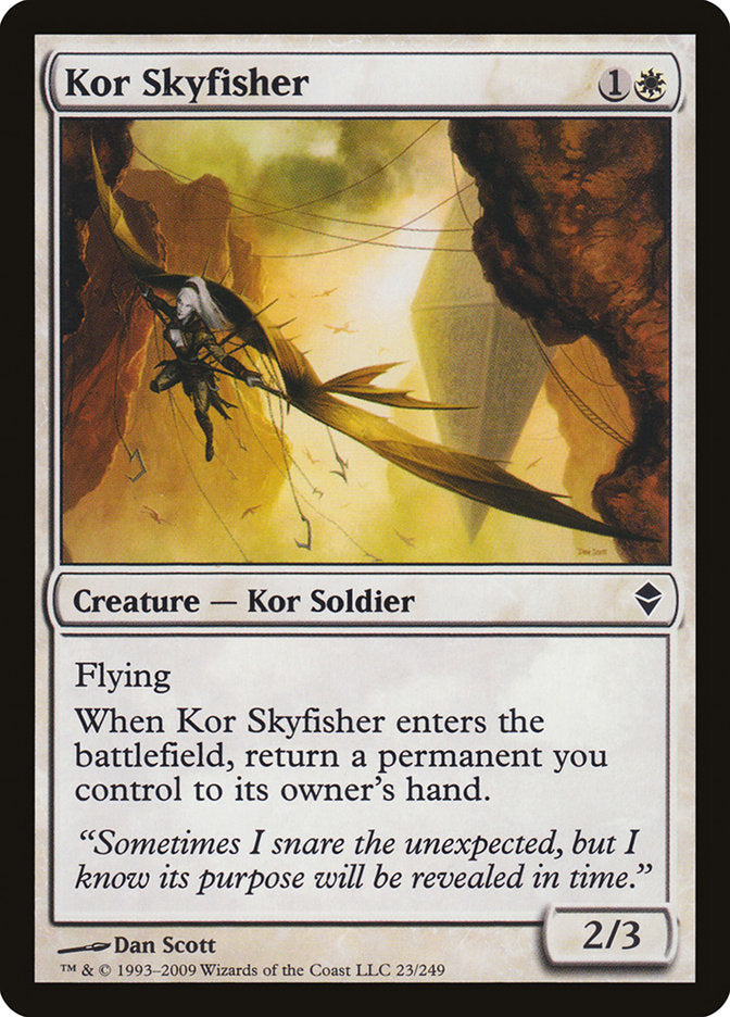 Kor Skyfisher [Zendikar] | Gate City Games LLC