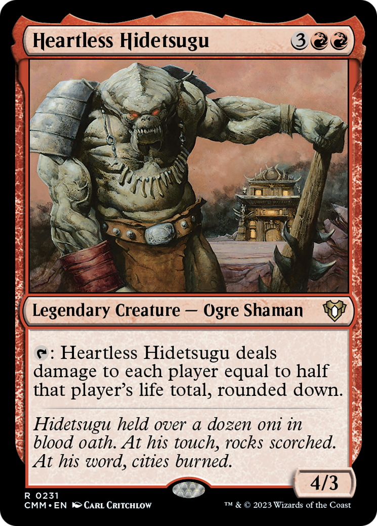 Heartless Hidetsugu [Commander Masters] | Gate City Games LLC