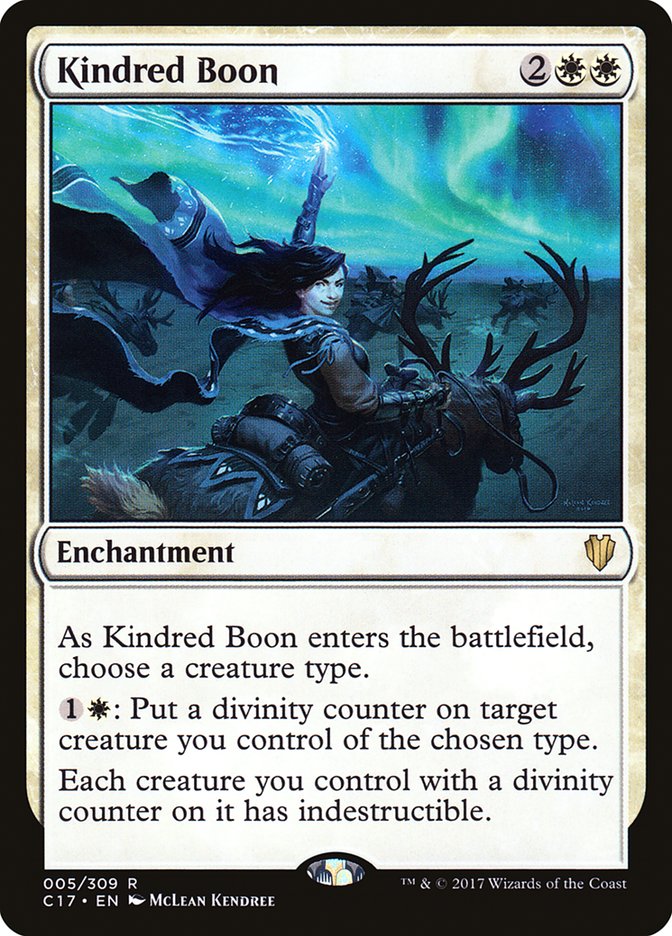 Kindred Boon [Commander 2017] | Gate City Games LLC