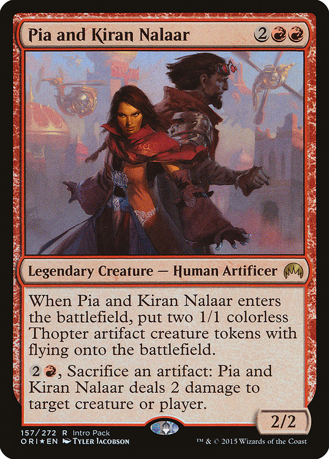 Pia and Kiran Nalaar (Intro Pack) [Magic Origins Promos] | Gate City Games LLC