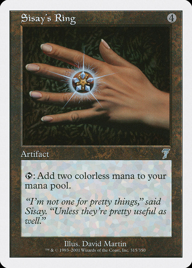 Sisay's Ring [Seventh Edition] | Gate City Games LLC