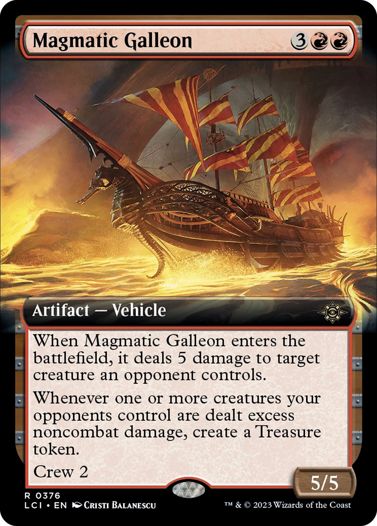Magmatic Galleon (Extended Art) [The Lost Caverns of Ixalan] | Gate City Games LLC