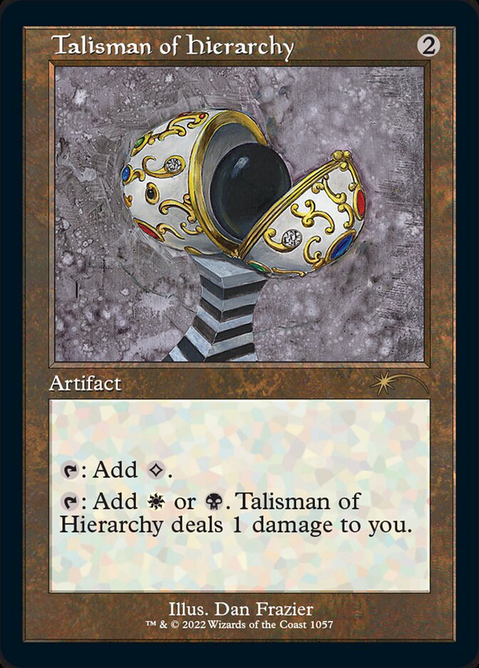 Talisman of Hierarchy (Foil Etched) [Secret Lair Drop Series] | Gate City Games LLC