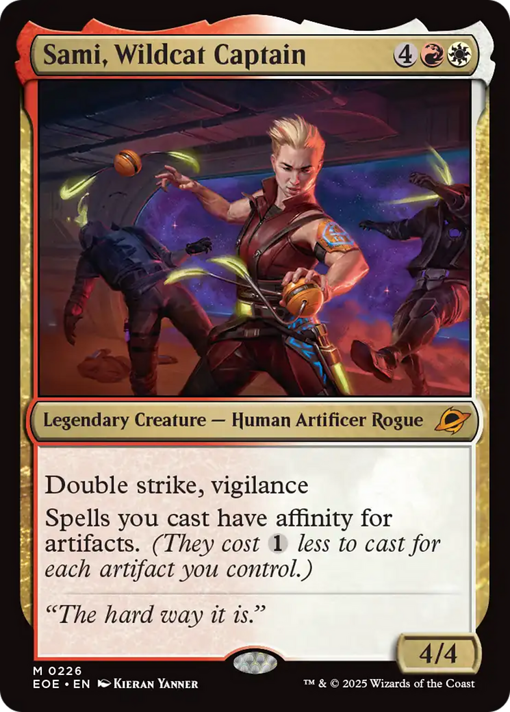 Sami, Wildcat Captain [Edge of Eternities] | Gate City Games LLC