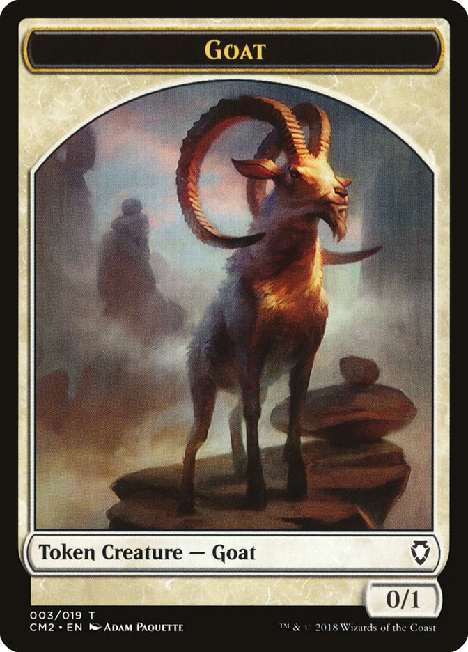 Goat Token [Commander Anthology Volume II Tokens] | Gate City Games LLC