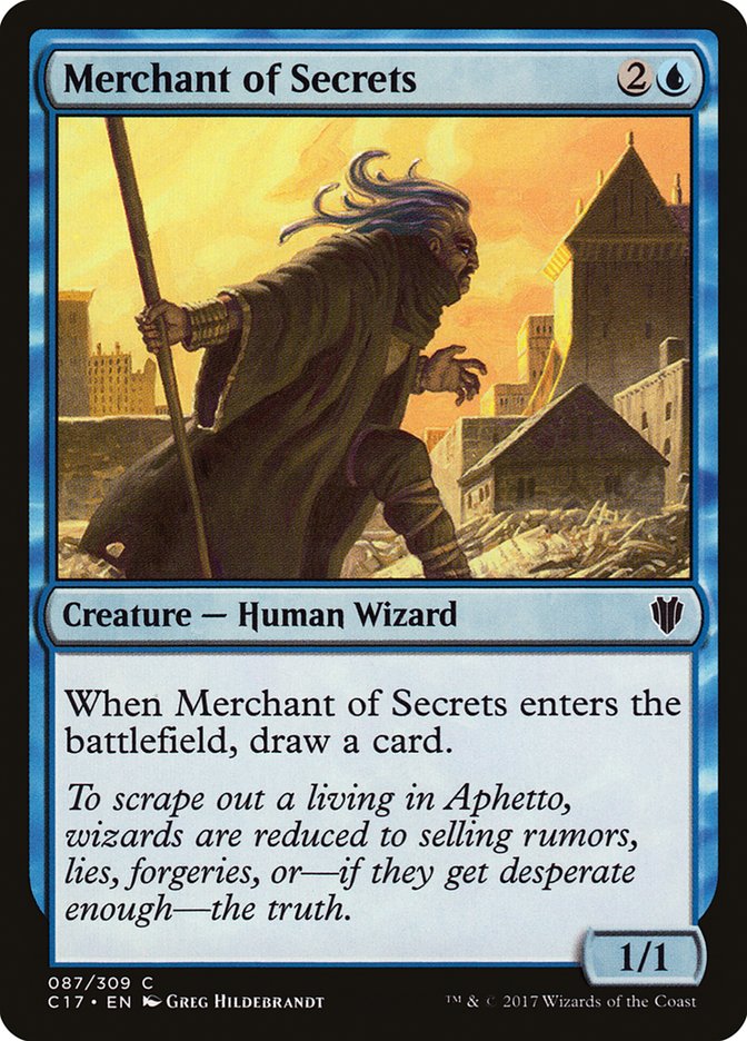 Merchant of Secrets [Commander 2017] | Gate City Games LLC