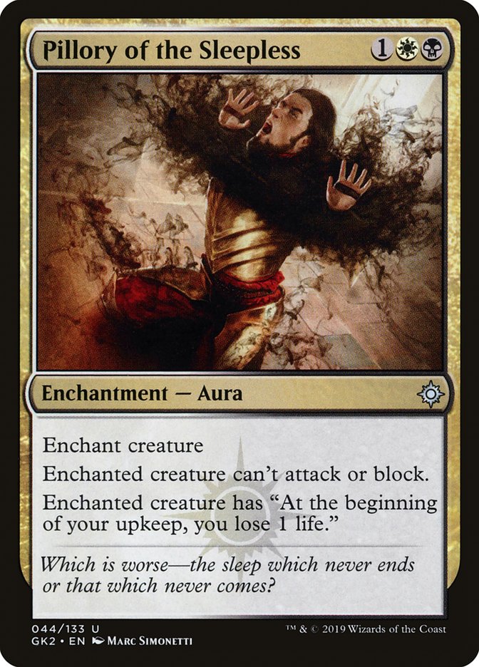 Pillory of the Sleepless [Ravnica Allegiance Guild Kit] | Gate City Games LLC