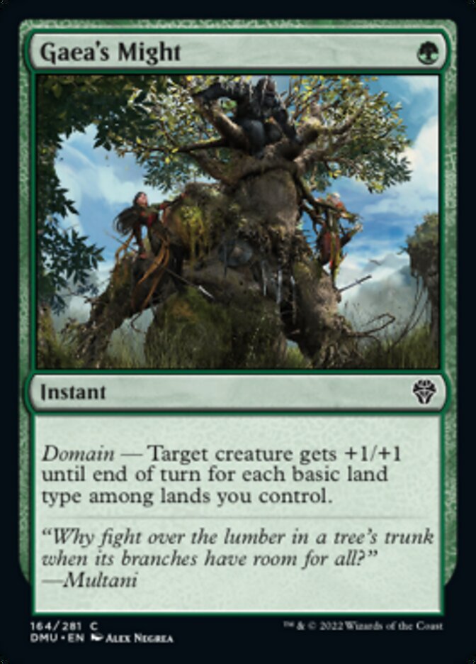 Gaea's Might [Dominaria United] | Gate City Games LLC
