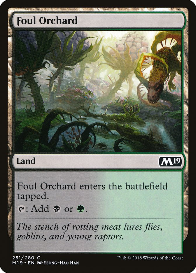 Foul Orchard [Core Set 2019] | Gate City Games LLC