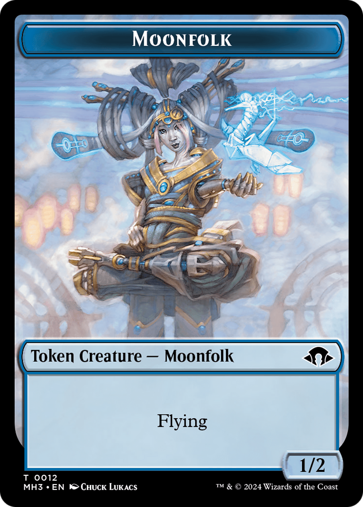 Moonfolk // Energy Reserve Double-Sided Token [Modern Horizons 3 Tokens] | Gate City Games LLC