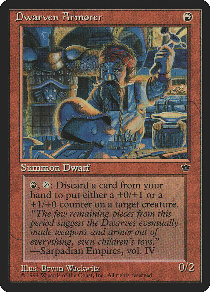 Dwarven Armorer [Fallen Empires] | Gate City Games LLC