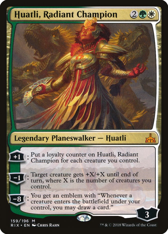 Huatli, Radiant Champion [Rivals of Ixalan] | Gate City Games LLC