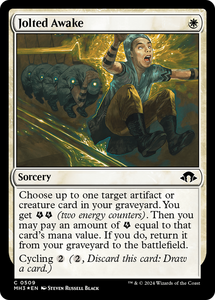 Jolted Awake (Ripple Foil) [Modern Horizons 3] | Gate City Games LLC