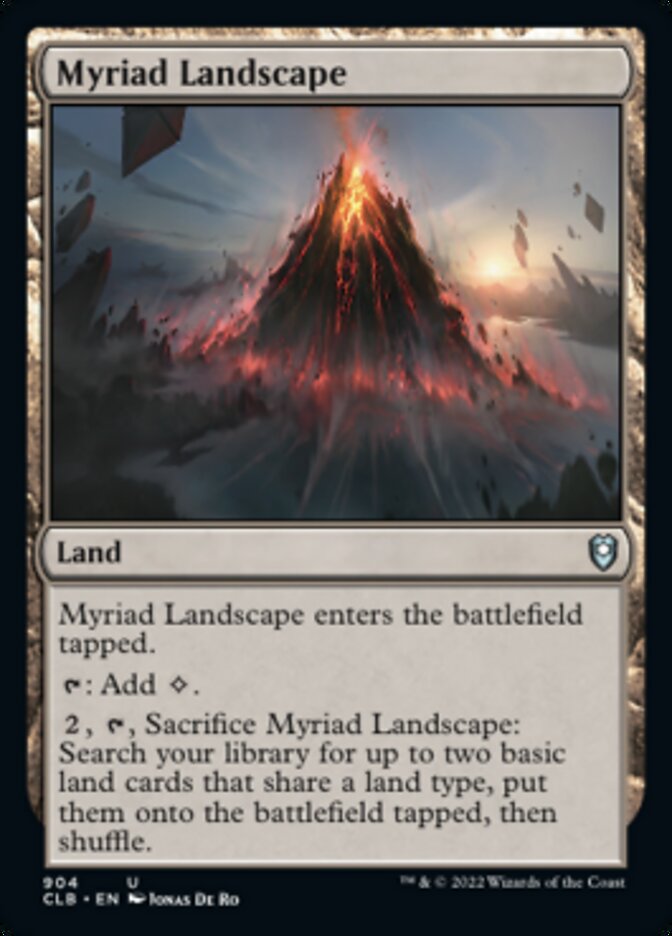 Myriad Landscape [Commander Legends: Battle for Baldur's Gate] | Gate City Games LLC