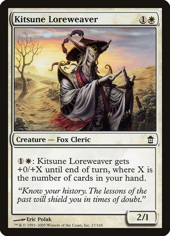 Kitsune Loreweaver [Saviors of Kamigawa] | Gate City Games LLC