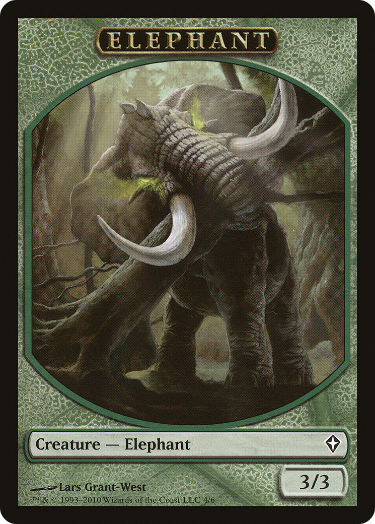 Angel // Elephant Double-Sided Token [Marvel Super Heroes Commander Tokens] | Gate City Games LLC