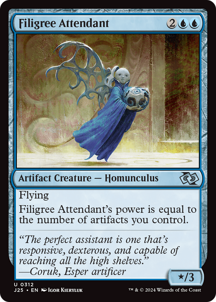 Filigree Attendant [Foundations Jumpstart] | Gate City Games LLC