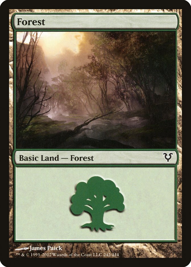 Forest (242) [Avacyn Restored] | Gate City Games LLC