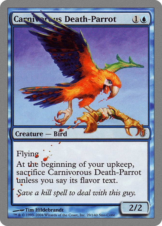 Carnivorous Death-Parrot [Unhinged] | Gate City Games LLC