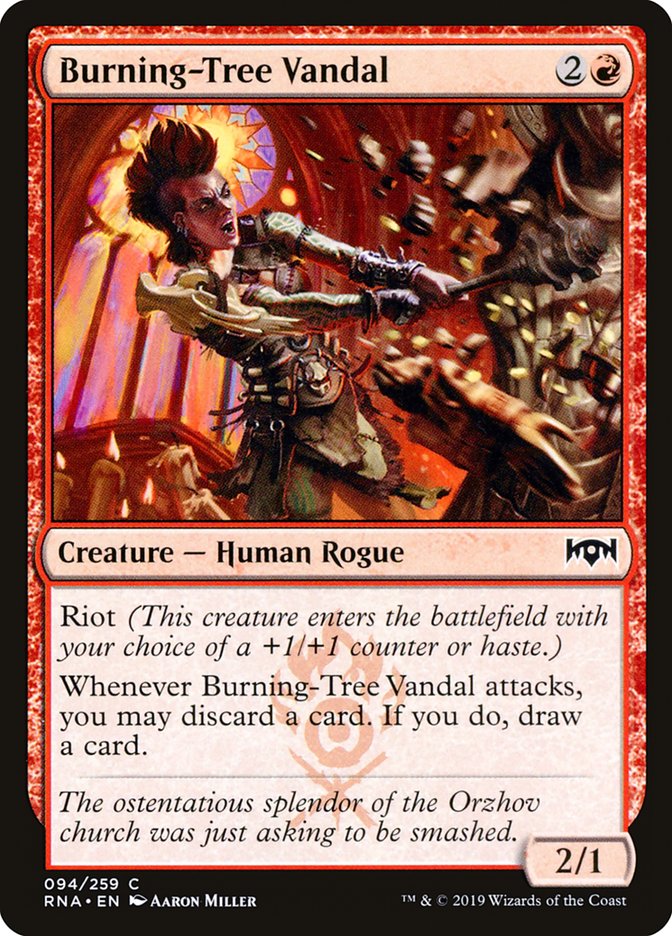 Burning-Tree Vandal [Ravnica Allegiance] | Gate City Games LLC