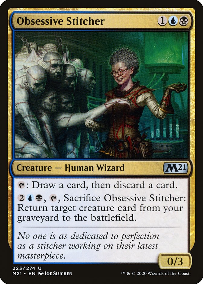 Obsessive Stitcher [Core Set 2021] | Gate City Games LLC