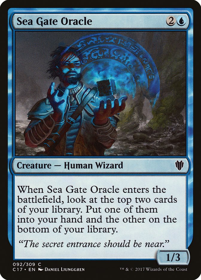 Sea Gate Oracle [Commander 2017] | Gate City Games LLC