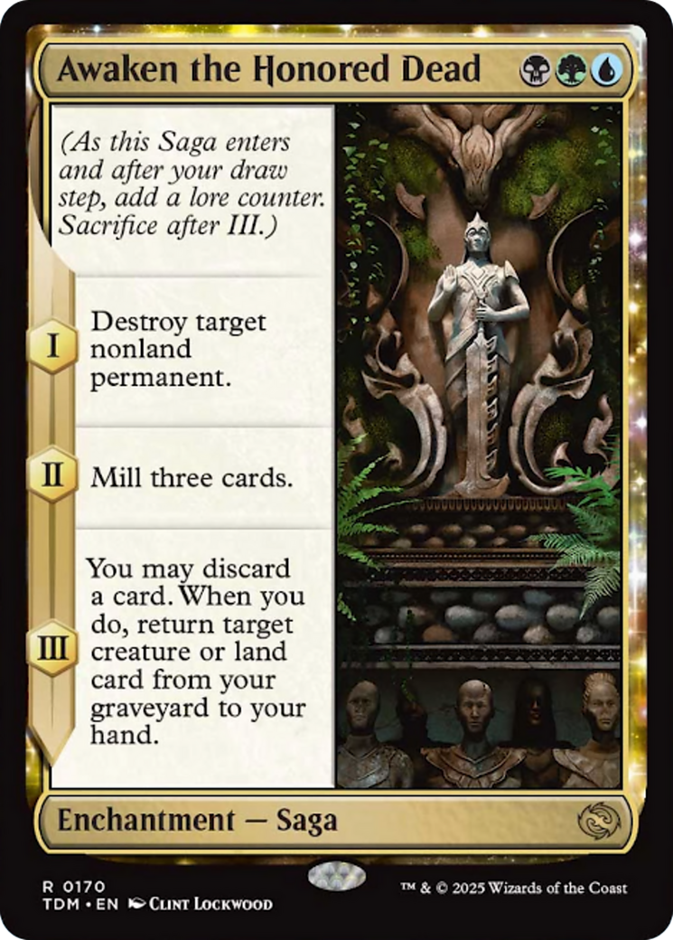 Awaken the Honored Dead [Tarkir: Dragonstorm] | Gate City Games LLC