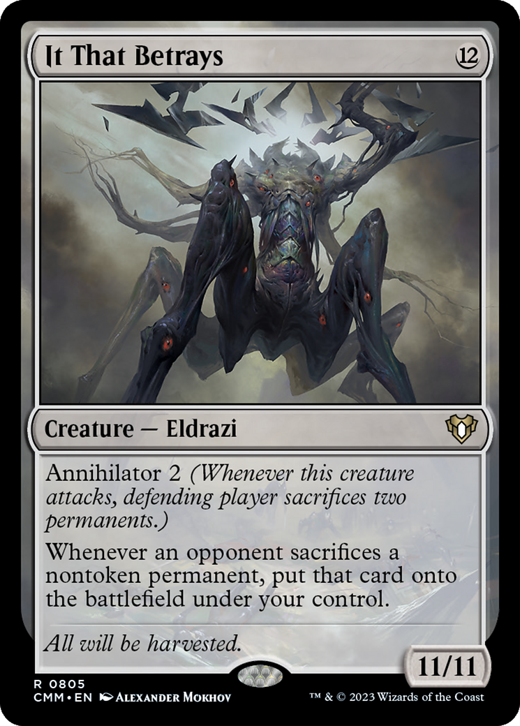It That Betrays [Commander Masters] | Gate City Games LLC