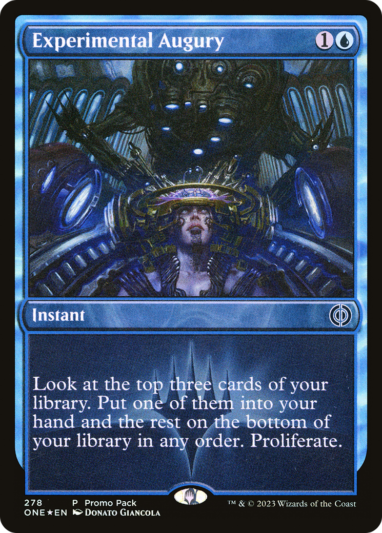 Experimental Augury (Promo Pack) [Phyrexia: All Will Be One Promos] | Gate City Games LLC