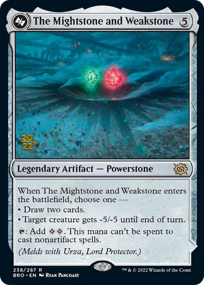 The Mightstone and Weakstone [The Brothers' War Prerelease Promos] | Gate City Games LLC