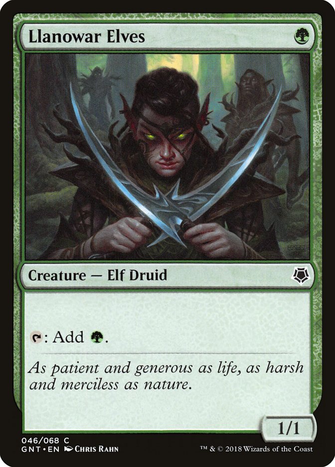Llanowar Elves [Game Night 2018] | Gate City Games LLC
