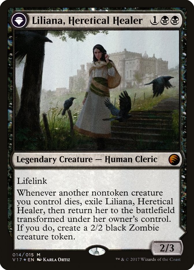 Liliana, Heretical Healer // Liliana, Defiant Necromancer [From the Vault: Transform] | Gate City Games LLC