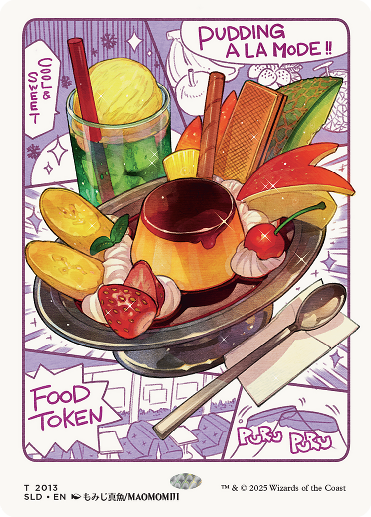Food Token (2013) (Rainbow Foil) [Secret Lair Drop Series] | Gate City Games LLC