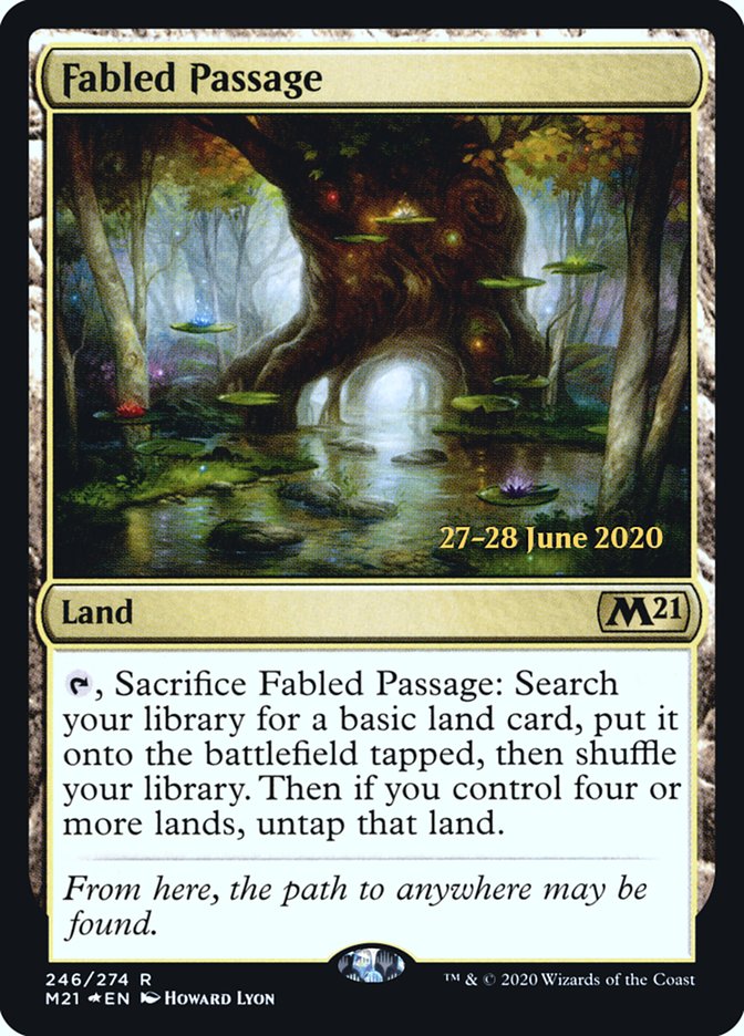 Fabled Passage [Core Set 2021 Prerelease Promos] | Gate City Games LLC