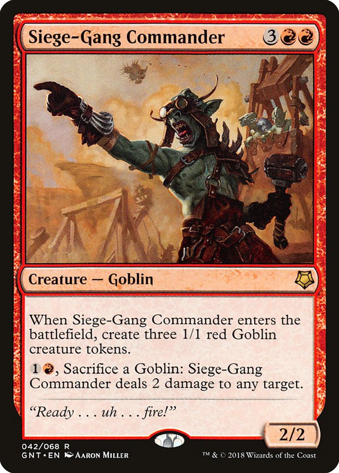 Siege-Gang Commander [Game Night 2018] | Gate City Games LLC