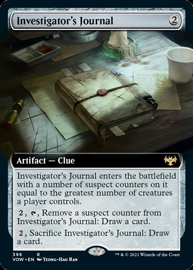 Investigator's Journal (Extended Art) [Innistrad: Crimson Vow] | Gate City Games LLC