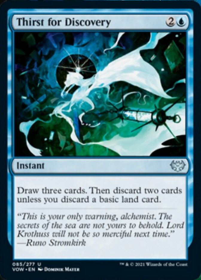 Thirst for Discovery [Innistrad: Crimson Vow] | Gate City Games LLC