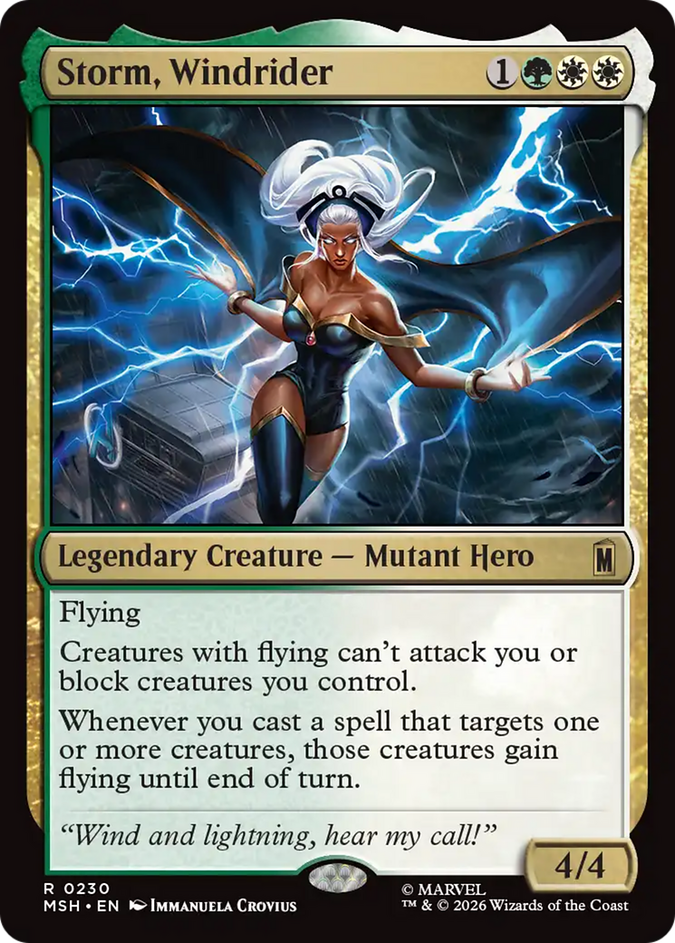 Storm, Windrider [Marvel Super Heroes] | Gate City Games LLC