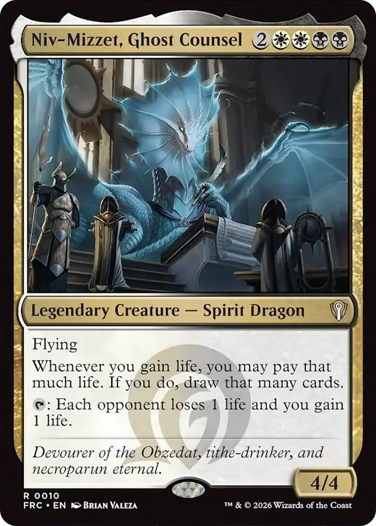 Niv-Mizzet, Ghost Counsel [Reality Fracture Commander] | Gate City Games LLC