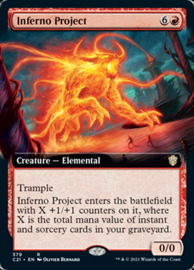 Inferno Project (Extended Art) [Commander 2021] | Gate City Games LLC