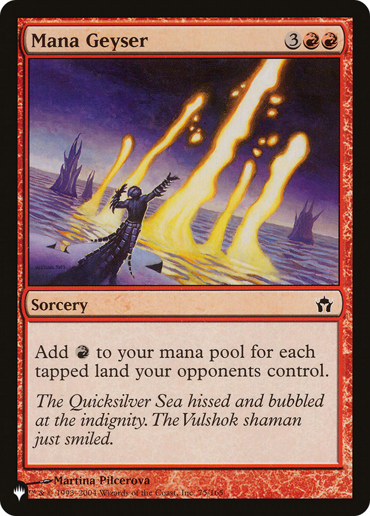Mana Geyser [The List] | Gate City Games LLC