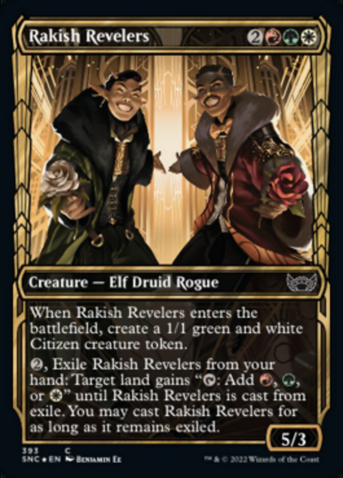 Rakish Revelers (Showcase Golden Age Gilded Foil) [Streets of New Capenna] | Gate City Games LLC