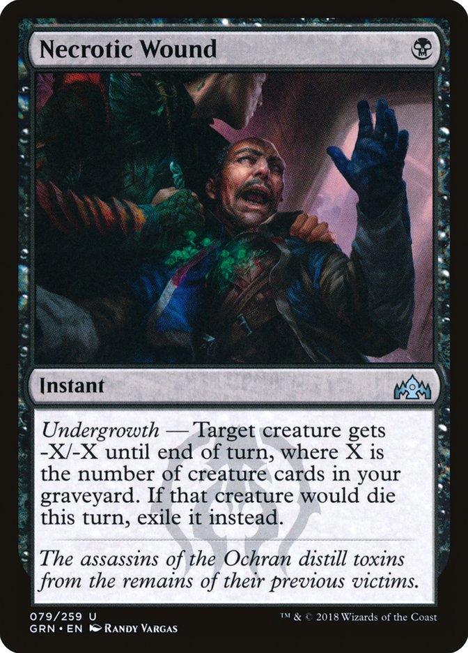 Necrotic Wound [Guilds of Ravnica] | Gate City Games LLC