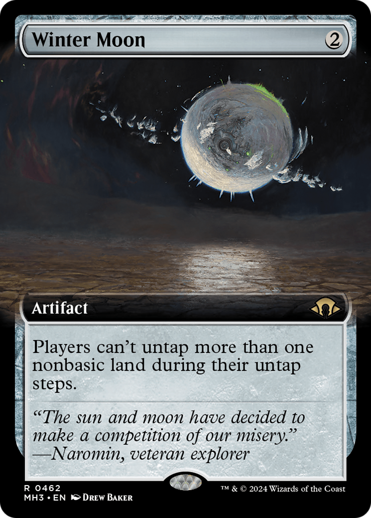 Winter Moon (Extended Art) [Modern Horizons 3] | Gate City Games LLC