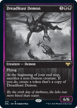 Dreadfeast Demon [Innistrad: Double Feature] | Gate City Games LLC