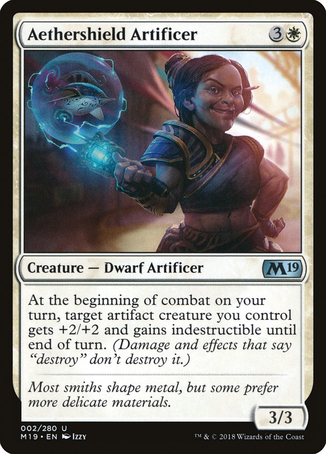 Aethershield Artificer [Core Set 2019] | Gate City Games LLC