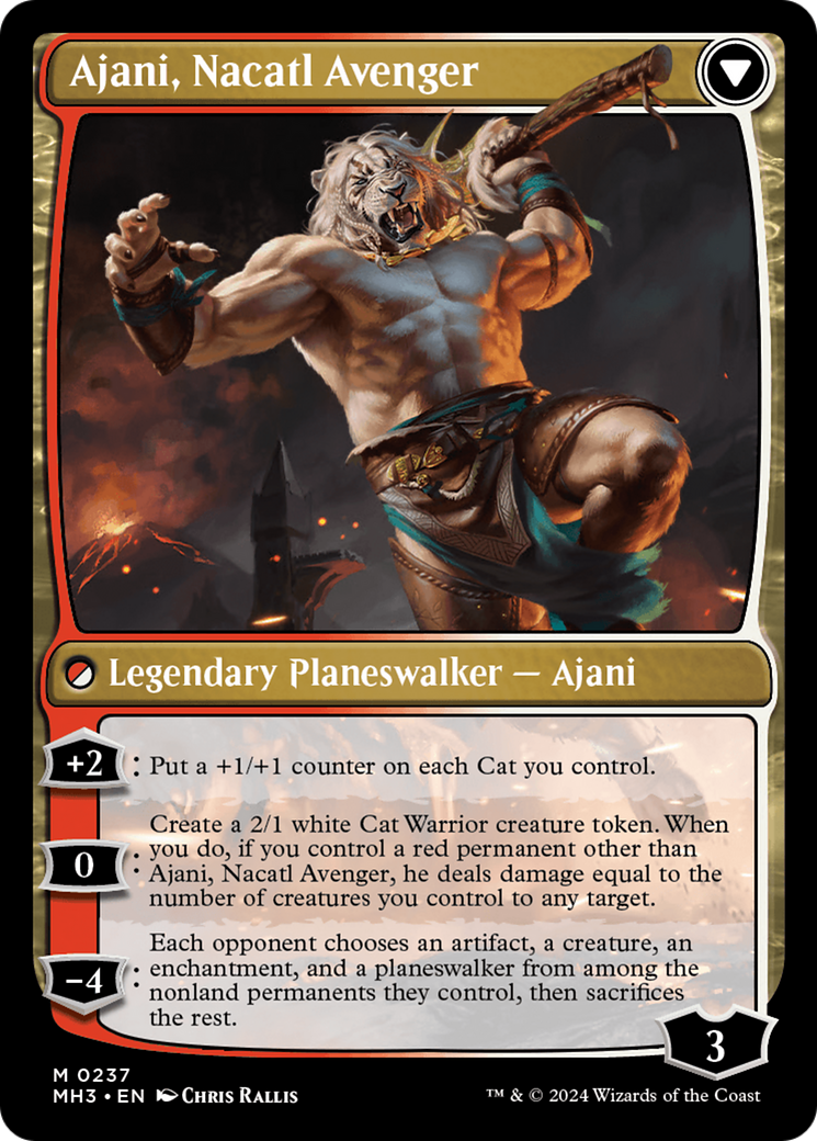 Ajani, Nacatl Pariah // Ajani, Nacatl Avenger [Modern Horizons 3] | Gate City Games LLC